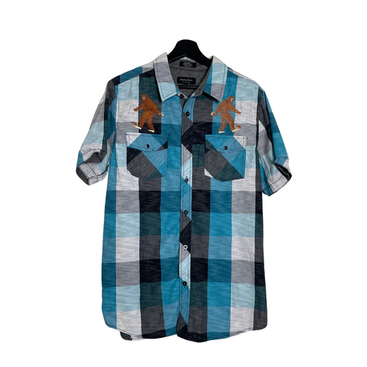 Sasquatch Short Sleeved Western Shirt (Small)