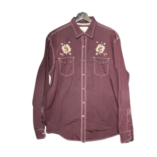 Snake Vintage Western Shirt (XL Long Sleeve)