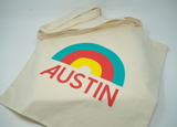 Austin Rainbow Tote Bag