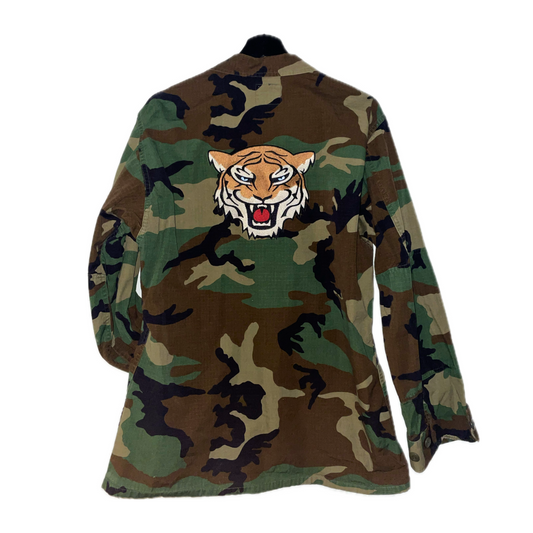 Tiger Long Sleeve Navy Jacket (Medium)