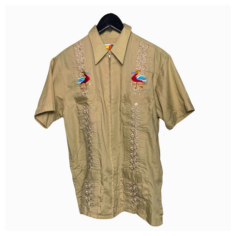 Desert Bird Guayabera Short Sleeve (Large)