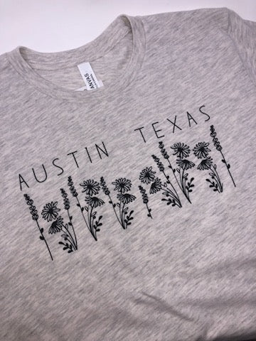 Austin Texas Wildflowers Tee