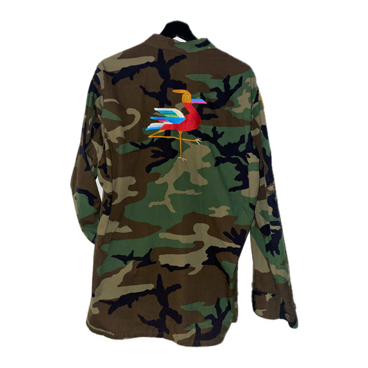 Desert Bird Long Sleeve Army Jacket (Large)