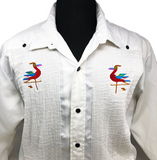 Desert Bird Long Sleeve Guayabera (XL)