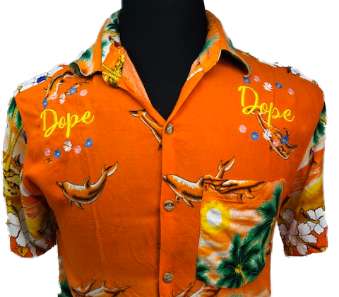 Vintage Dope Hawaiian Shirt (small)